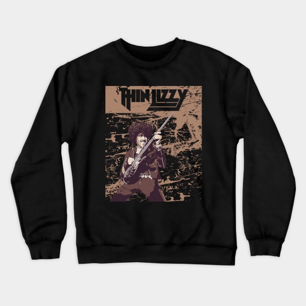 Thin lizzy Crewneck Sweatshirt by Degiab